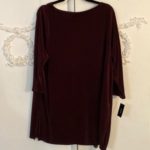 Alfani micro pleated tunic. SZ XL NWT